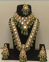 Exquisite Kundan Bridal Set: Handcrafted Elegance for Your Special Day