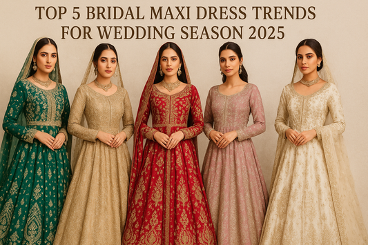 Top 5 Bridal Maxi Dress Trends for Wedding Season 2025