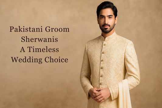 Pakistani Groom Sherwanis A Timeless Wedding Choice