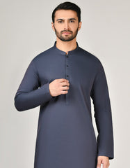 BLUE COTTON KURTA