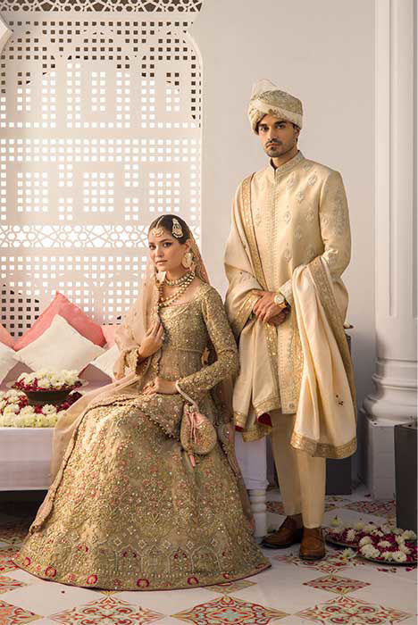 Designer Sherwani And Turban For Grooms Wedding