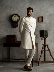 Designer White Colour Sherwani for Wedding Wear