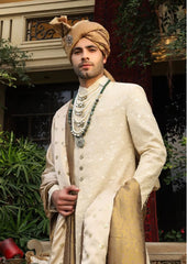 Pakistani Men Sherwani Shawl Style Designer Dress