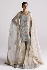 Pakistani Wedding Dress in Bridal Gharara Shirt Style