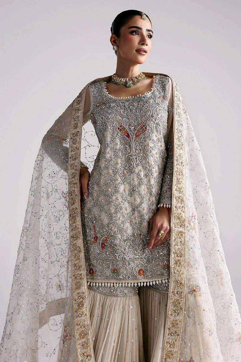 Pakistani Wedding Dress in Bridal Gharara Shirt Style