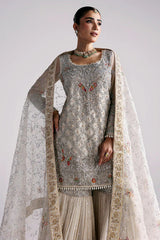 Pakistani Wedding Dress in Bridal Gharara Shirt Style