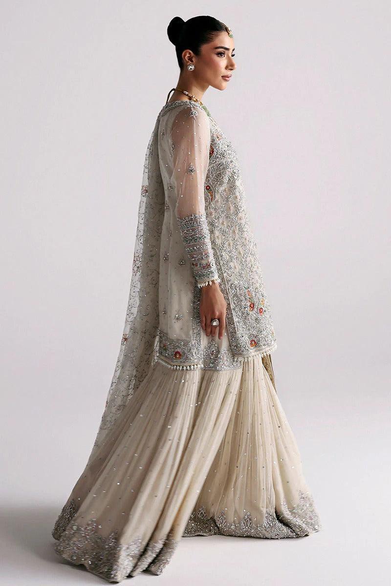 Pakistani Wedding Dress in Bridal Gharara Shirt Style