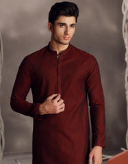 MAROON COTTON KURTA