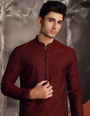 MAROON COTTON KURTA