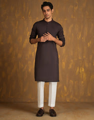 MAROON COTTON KURTA